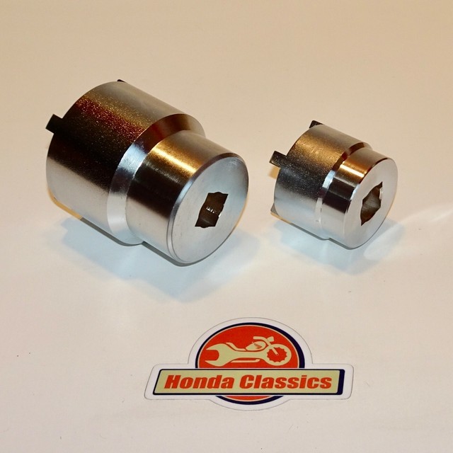 Honda GL1200 Steering Stem Headrace Nut & Top nut Socket Tool Set x 2