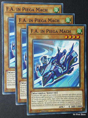 Set 3X F.A. IN PIEGA MACH COTD-IT087 Common auf Italienisch YUGIOH