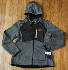 Reebok Women's Hybrid Full Zip Fleece Lined Hoodie Jacket Medium NWT 140