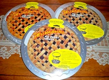 Lot of 3 Mrs. Anderson's Pie Crust Shield NEW Fits 9.5" & 10" Plates Made In USA