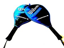 Racquetball Rackets Wilson Dimension Sport Court Pair with Cases