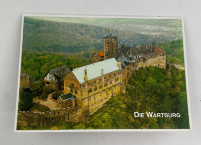 Folding Card - 6 x 4'' - Die Wartburg - Wartburg Castle - Eisenach Germany