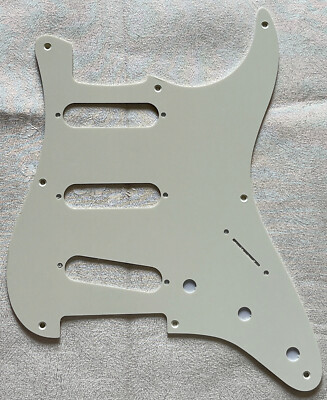 Custom For 57 Stratocaster 8-Hole Style Guitar Pickguard 1-Ply Parchment