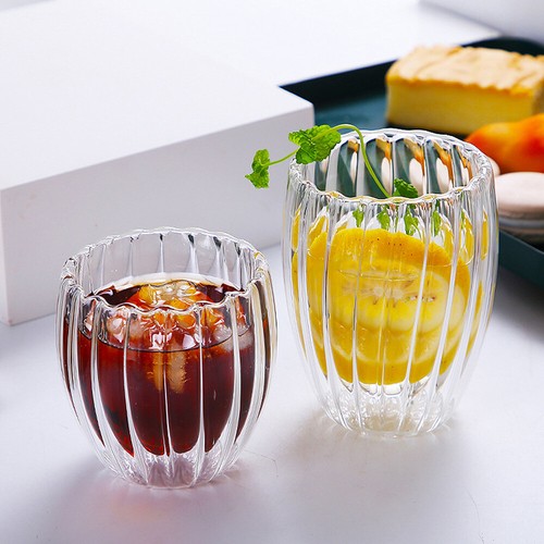 Double Wall Insulated Glasses Thermal Coffee Glass Mug Tea Cup 250/350/450ML - Picture 12 of 19