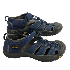 Boys KEEN Sandals Size 5 Youth 23.6 CM Excellent condition Blue Adjustable EUC