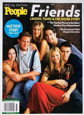 ''FRIENDS'' LAUGHS, TEARS & THE INSIDE STORY /MATTHEW PERRY / 2023 PEOPLE Magazine