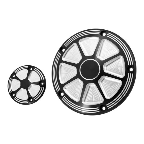CNC Engine Derby Timing Timer Cover For Harley Touring Road Electra Glide 99-15 - Imagen 10 de 17