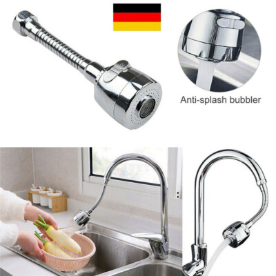 Wassersparer Strahlregler 360° Schwenkbrause Mischdüse Wasserhahnverlängerung DE