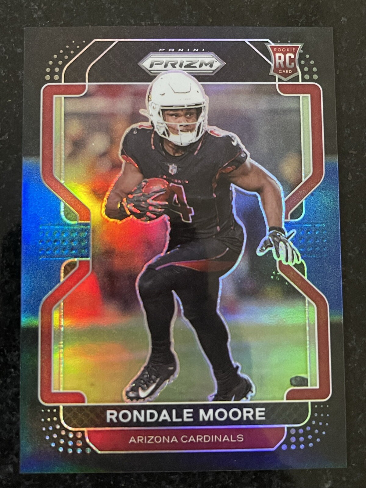 2021 Panini Chronicles Prizm Black BLUE Rondale Moore Rookie #/25 Cardinals