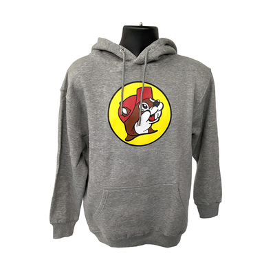 Buc-ee's Classic Grey Logo Hoodie | eBay