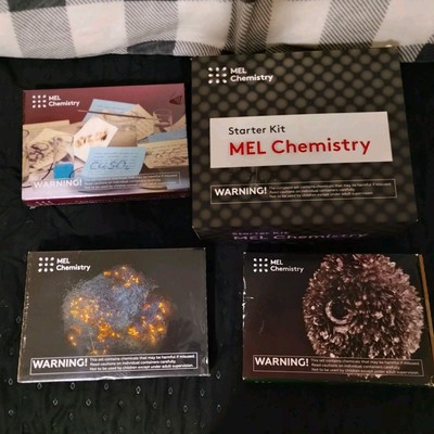 MEL Chemistry Starter Kit Plus 3 Science Experiments. Open Box Never Used. 