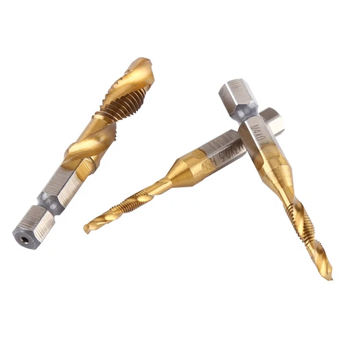 1/4" Sechskantschaft Bohrer Set mit Gewindeschneider M3-M10 Sechskantschaft - Bild 6 von 12
