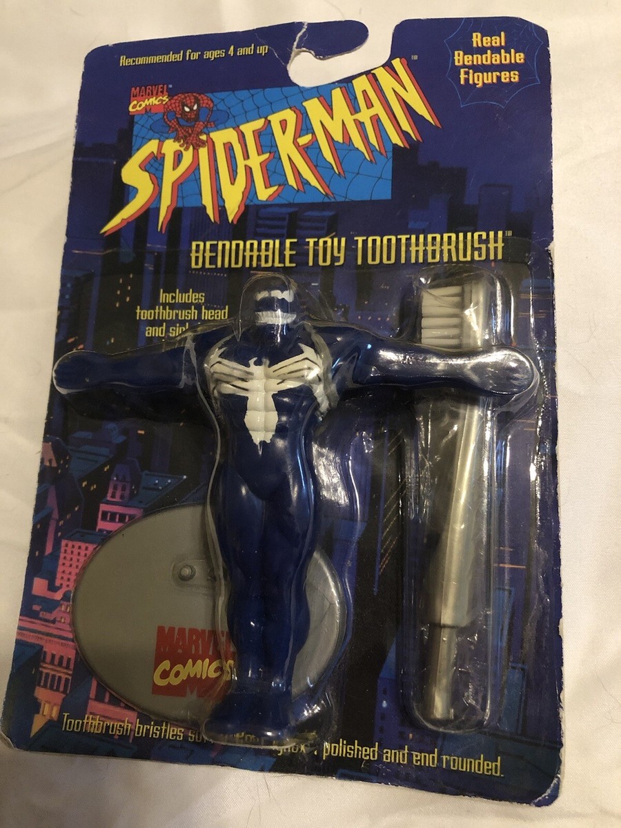 Vintage Marvel Comics Venom Spiderman Super Heroes Bendable