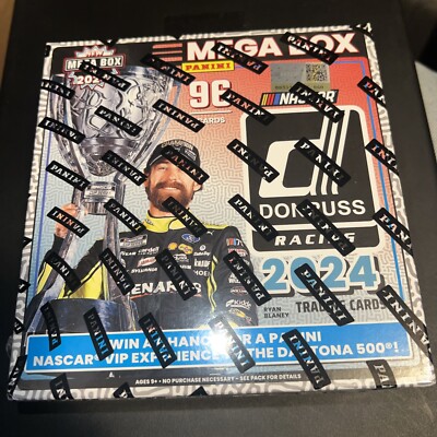 2024 Donruss NASCAR Racing Mega Box FACTORY SEALED 2 Autographs OR Relics NEW