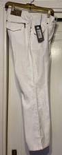 Men's Vintage JUST CAVALLI White Cotton Jeans 48 NWT