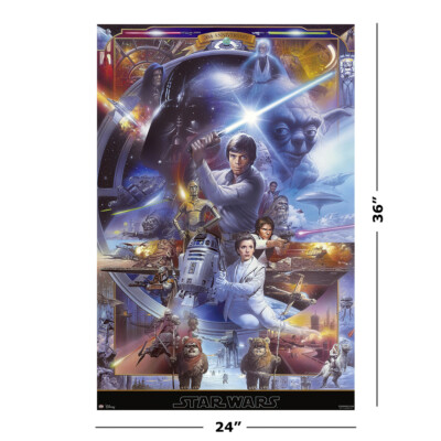 Star Wars Episode IV & V & VI- Movie Poster (20Th AnnIVerary