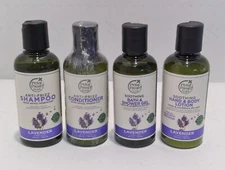 4 Piece PETAL FRESH LAVENDER BATH SET Shampoo, Conditioner, Bath Gel, Lotion USA