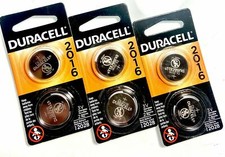 Duracell DL2016 CR2016 3V Lithium Coin Battery Long Lasting  Long-Term Storage