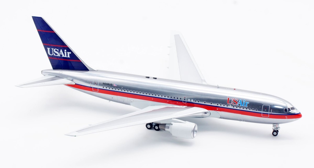 B-Models 1:200 USAir Boeing B767-200ER Diecast Aircraft Jet