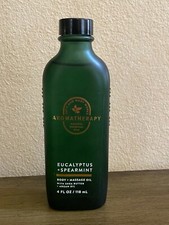 Bath  Body Works Aromatherapy "EUCALYPTUS SPEARMINT" Body/Massage Oil, 4oz, New