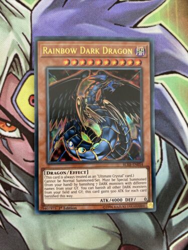 BLRR-EN054 Rainbow Dark Dragon Ultra Rare 1st Edition NM Yugioh Card - Afbeelding 1 van 2