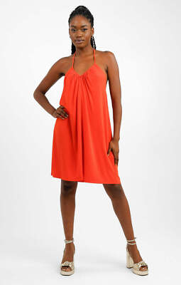 & Other Stories Womens Red Mini Dress Halter Neck RRP 45 | eBay UK & Other Stories Womens Red Mini Dress Halter Neck RRP 45 | eBay UK