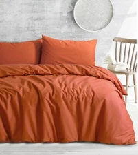 New All Size Pure Cotton Doona Quilt Duvet Cover Set Premium Bedding Pillowcases