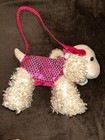 Cocker Spaniel Puppy Dog with Pink ￼sequins Coat Zipper Purse Plush Toy For Kids — photo 3