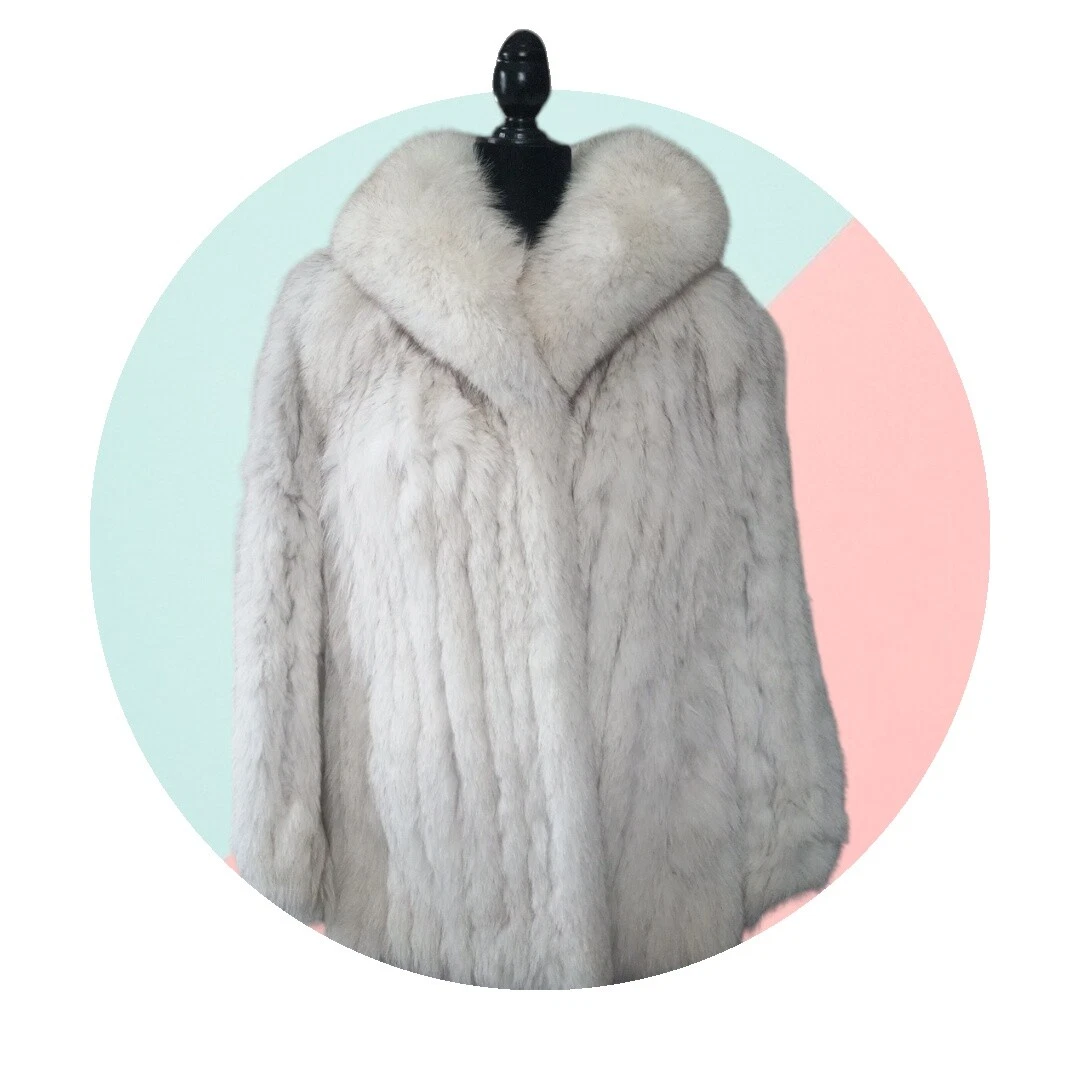 Glam Rock Fox Fur Vintage Coats, Jackets & Vests for Women