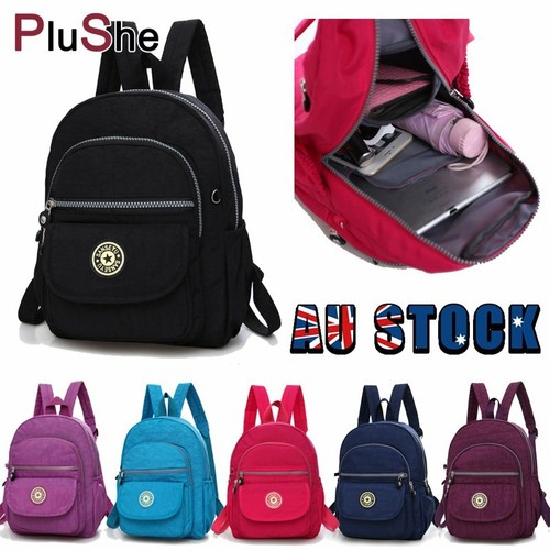 Women Girl Nylon Mini Backpack Purse 