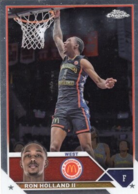 Ron Holland 2023 Topps Chrome McDonalds All American #19
