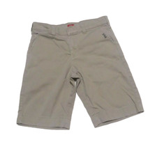 4 DICKIES School Uniform Khaki Shorts Size 12 Chinos Playground Camp 25" Waist