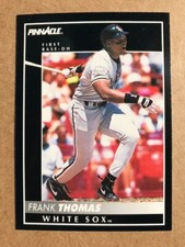 1992 Score Pinnacle Frank Thomas White Sox Card #1