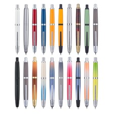 Jinhao 10 Press Retractable Fountain Pen EF/F/M Nib & Converter Writing Gift Pen