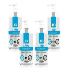 System Jo H2O Water Based Lubricant 16oz 4 Pack 64oz Total