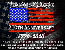 3 Color United States of America 250th Annive...