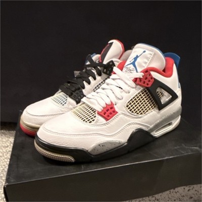 Jordan Air Jordan 4 Retro SE What The 2019 White/Blue/Red Sneaker CI1184-146 Men