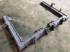 Grimdark Fortress Walls - 6mm/8mm Scale Scenery Terrain Tabletop Gaming