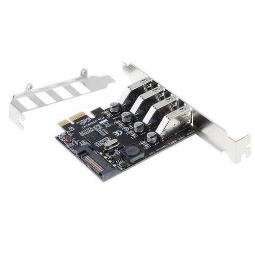 PCI-E to 4-Port USB 3.0 Hub Controller Expansion Card Adapter - Afbeelding 5 van 7