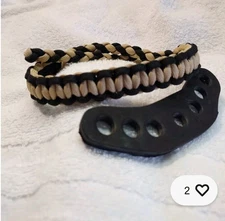 Bone And Black Bling Sling W Ship Option