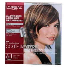 3 Pack L'Oreal Paris Couleur Experte Express Hair Color + Highlighter, Light ...