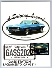 #5717 Pony Cars 1969 Chevy Camaro FDC Maxi Card w/Pictorial Cancel