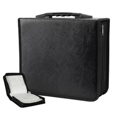 400 Discs Portable CD DVD Organizer Storage Koskin Wallet Holder Bag Case Album