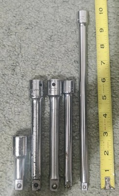 #ad 5 x Vintage Craftsman Extensions made In USA 3x 1 2 2x 3 8 G G V VV V $42.00