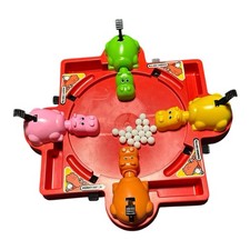 Vintage 1978 Hungry Hungry Hippos Game Milton Bradley  19 Marbles, Works, No Box