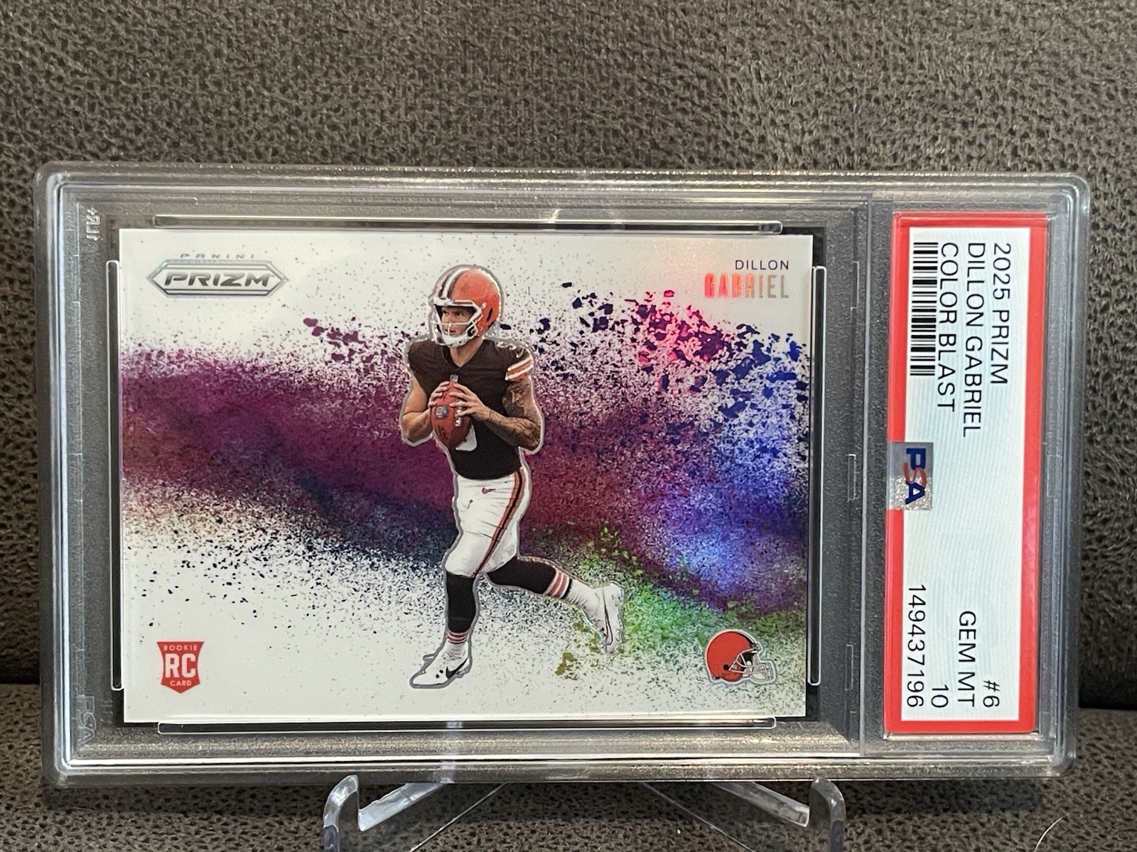 Dillon Gabriel Panini Prizm Color Blast #6 Base