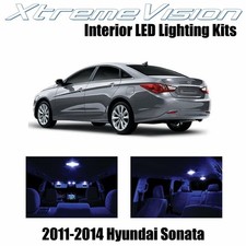 Xtremevision Interior Led For Hyundai Sonata 2011-2014 8 Pcs Blue