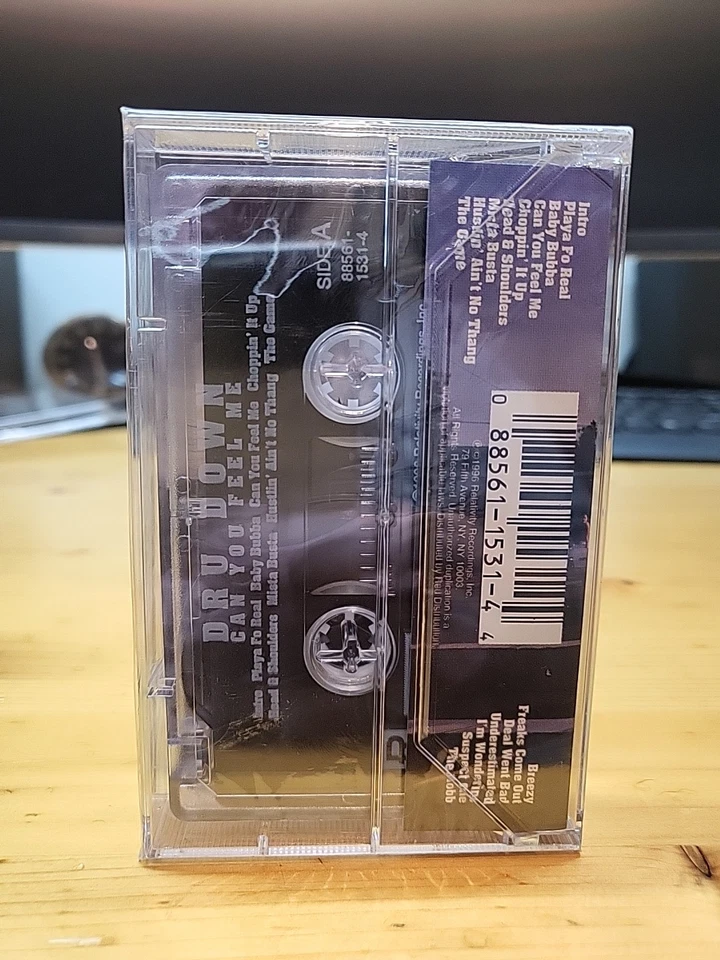 DRU DOWN Can You Feel Me Cassette Tape 1996 West Coast Gangsta Rap - Image 3 of 4