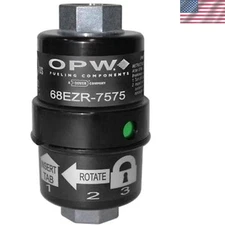 Push-Twist-Click Design 3/4-Inch Fuel Breakaway Valve - Instant Reconnection