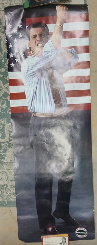 Morton Downy Jr. 1980's Door Poster 63x21 Approx.